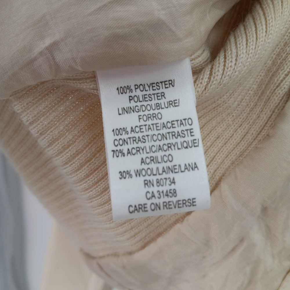 BCBGMAXAZRIA CREAM XS JACKET - Picture 15 of 16